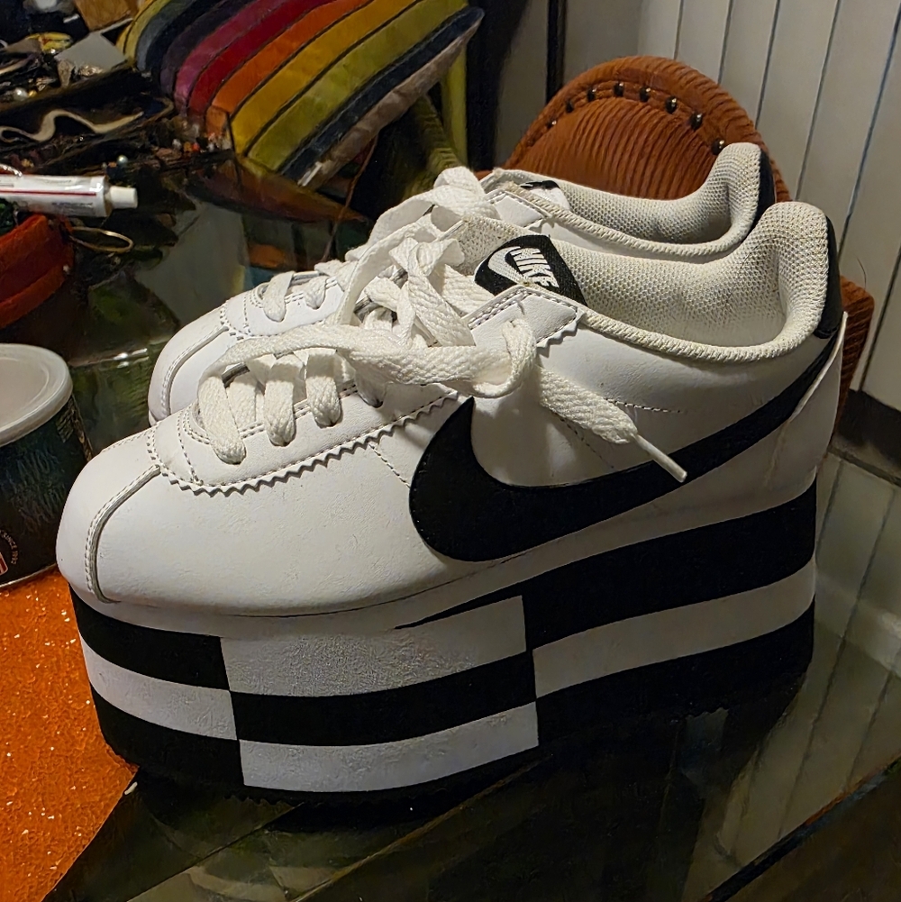 Nike Comme Des Garcons Platform Sneakers